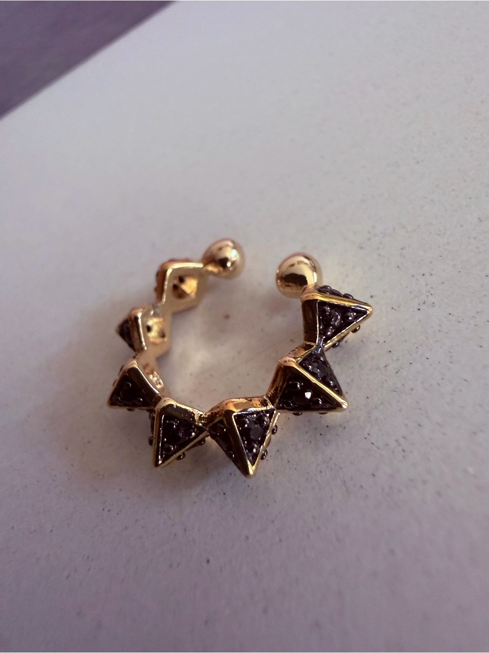Gold Melinda Maria Ear Cuff